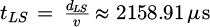 Mathematical equation